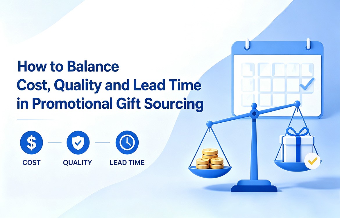 How to Balance Cost, Quality and Lead Time in Promotional Gift Sourcing