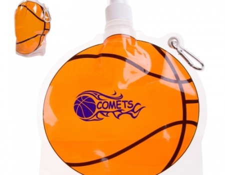 HydroPouch 24 oz. Basketball Collapsible Water Bottle