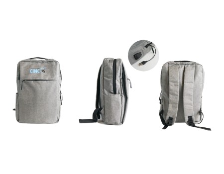 Oxford 600D Backpack with USB Port