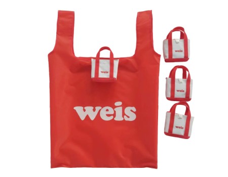 Folding bags with inner tote