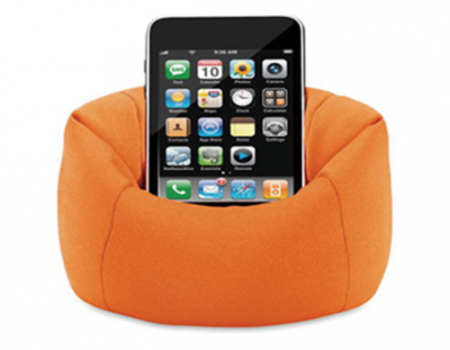 Puffy phone stand