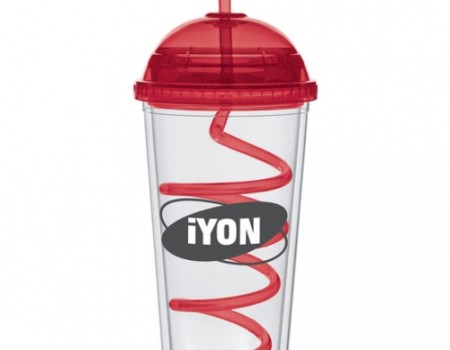 22oz Festival Tumbler with Curly Straw