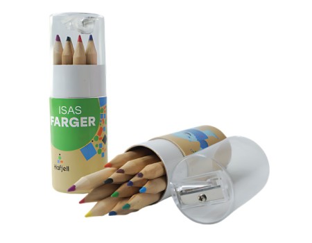 Colored Pencil & Sharpener Set