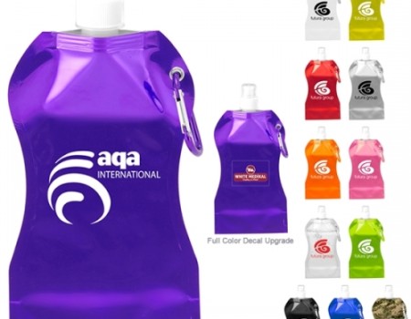 16.9 oz Wave Collapsible Water Bottle
