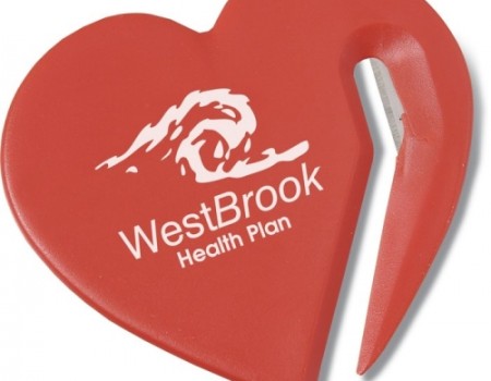 Heart Shaped Letter Slitter - Opaque