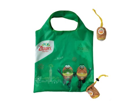 Folding Bag with Branded Pocket