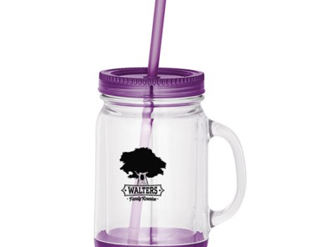 16 oz Color Pop Mason Jar Mug