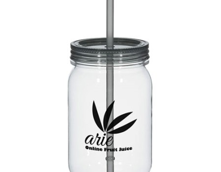 16 oz Color Burst Mason Jar