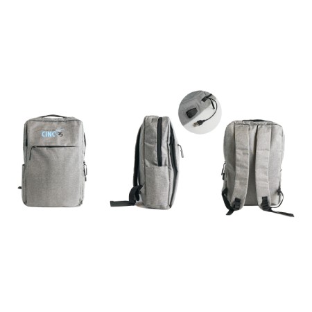 Oxford 600D Backpack with USB Port