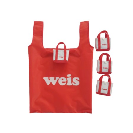 Folding bags with inner tote