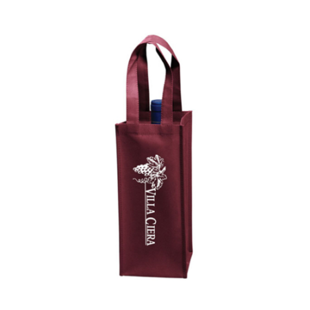 Nonwoven One-Bottle Wine Tote