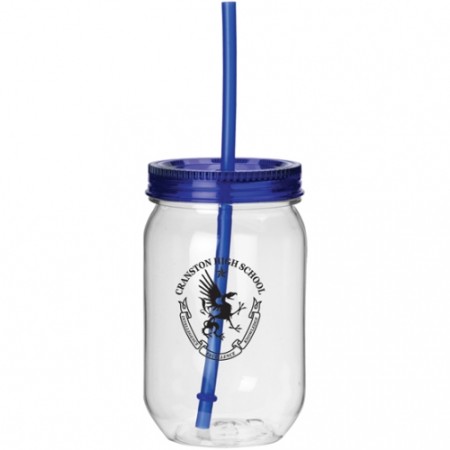 16 oz Color Pop Mason Jar Tumbler