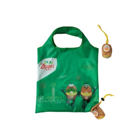 Folding Bag with Branded Pocket
