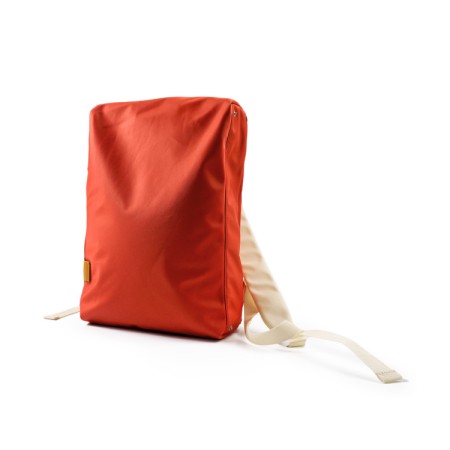 Side-Opening Nylon Backpack